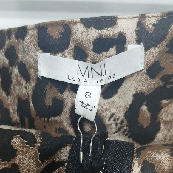 Leopard Print  Mini Dress Sz Small New With Tags - Picture 9 of 10